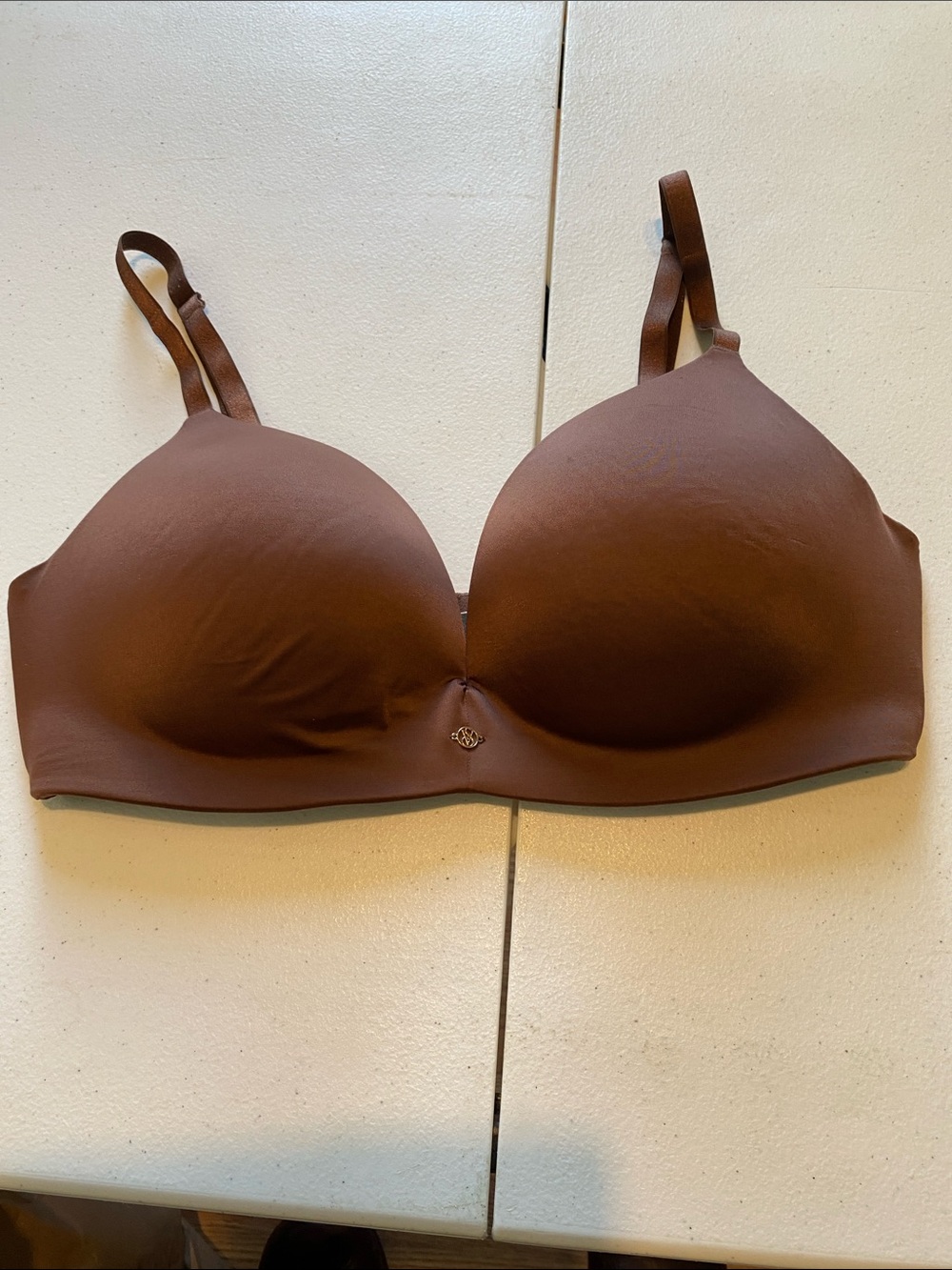 Victoria's Secret Smooth Molded Bra - Brown 36D Push-Up
